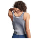 Superdry Γυναικεία αμάνικη μπλούζα Organic Cotton Vintage Ribbed Crop Vest Top
